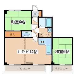 アビタシオンリビエールの物件間取画像